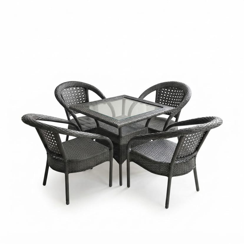 Chair Table Set 4+1 (4chair 1table) - Image 1