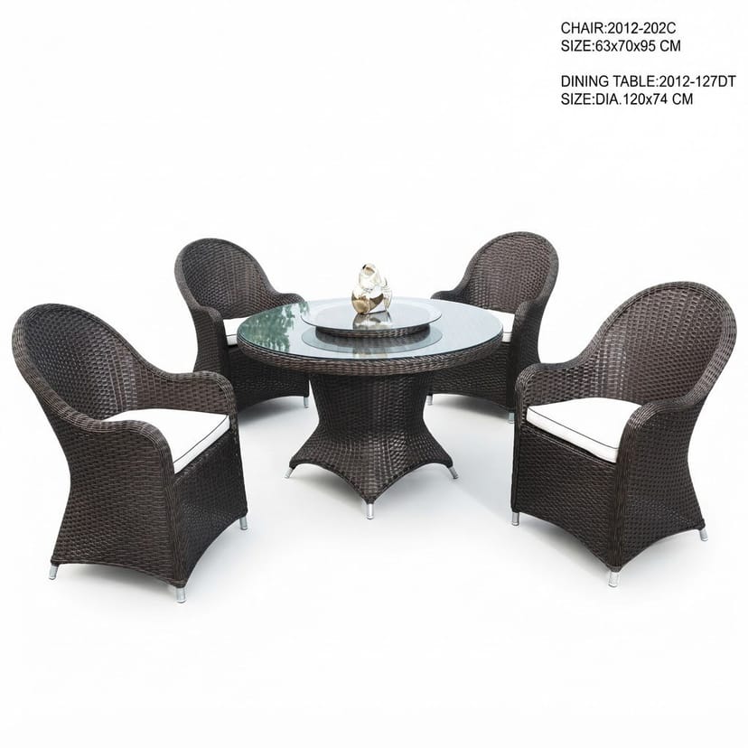 Chair Table Set 4+1 (4chair 1table) - Image 1