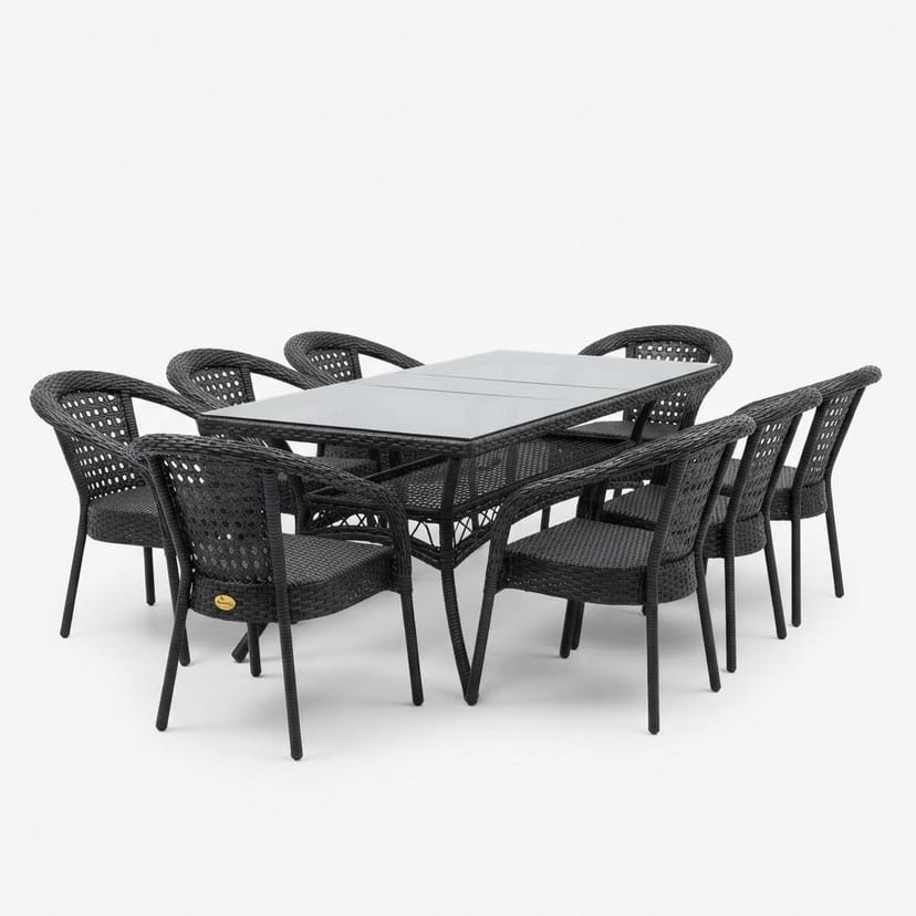 Chair table set 8+1 (8chair 1table) - Image 1