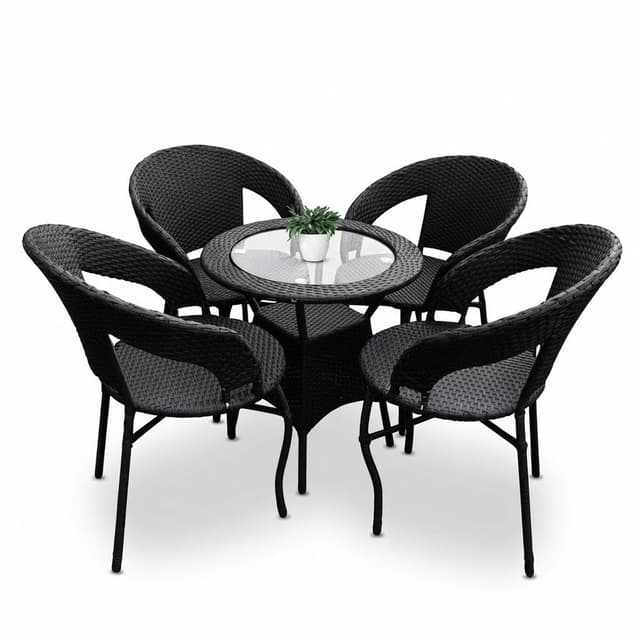 Chair Table Set 4+1 (4chair 1table)
